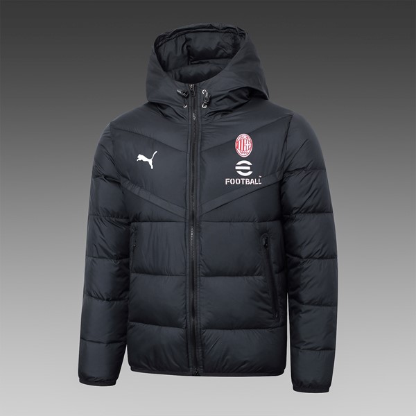 Daunenmantel AC Milan 2024-25 Schwarz